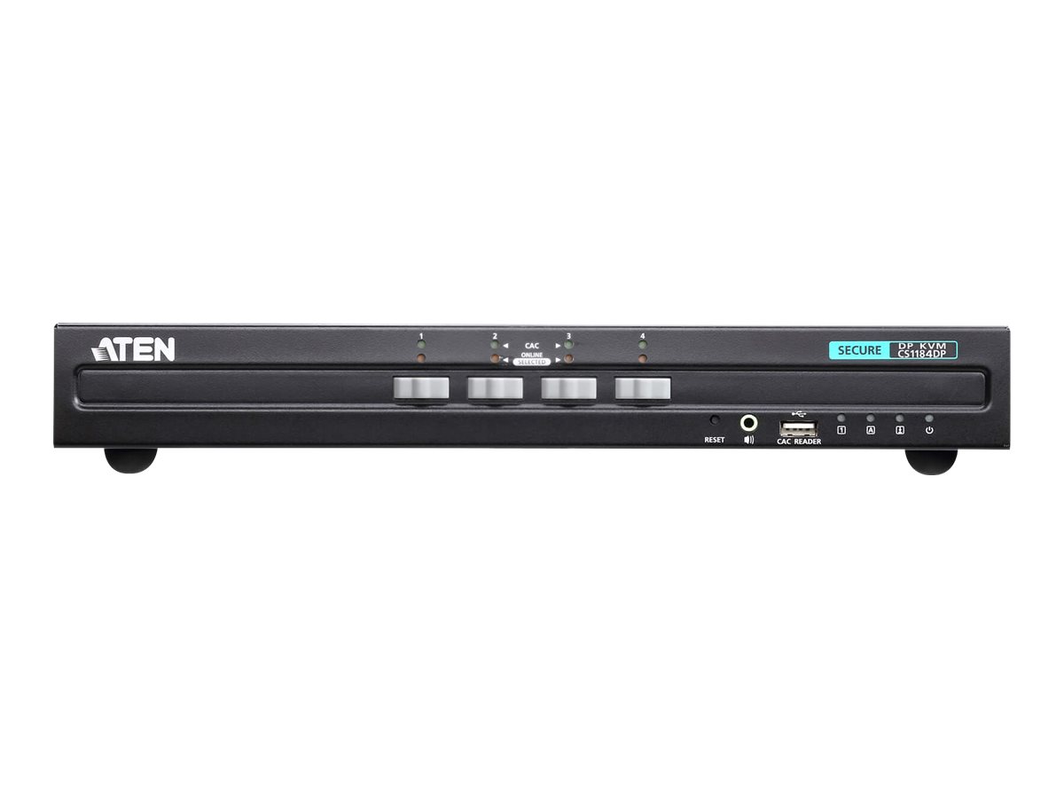 424924-cs1184dp-at-g-4719264646645-0.webp Aten 4-Port USB DisplayPort Secure KVM Switch (PSS PP v3.0 Compliant) CS1184DP