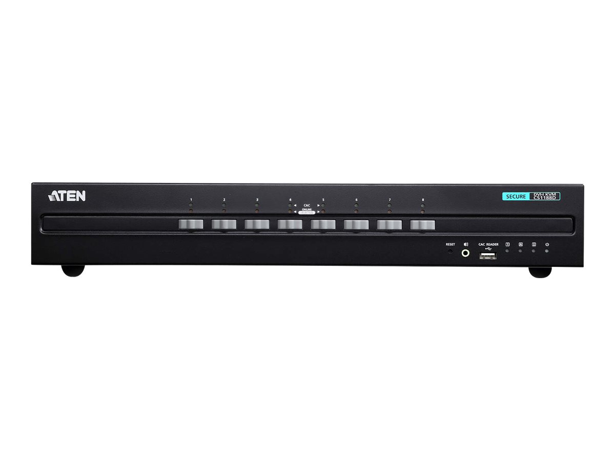 424928-cs1188d-at-g-4719264646720-0.webp Aten 8-Port USB DVI Secure KVM Switch (PSS PP v3.0 Compliant) CS1188D