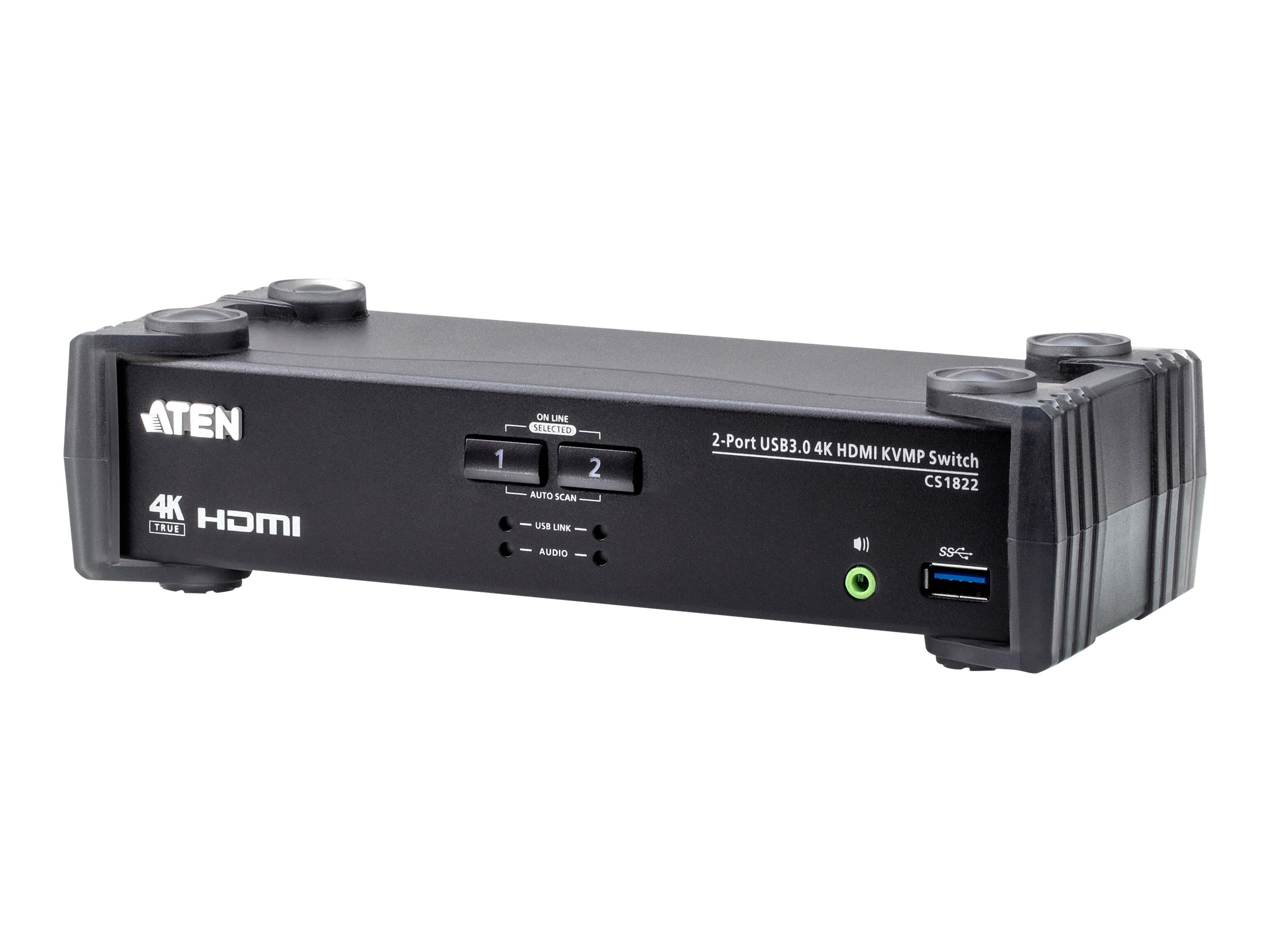 424938-cs1822-at-g-4719264649417-0.webp Aten 2-Port USB 3.0 4K HDMI KVMP Switch with Audio Mixer Mode CS1822