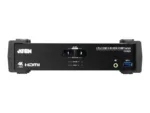 Aten 2-Port USB 3.0 4K HDMI KVMP Switch with Audio Mixer Mode   CS1822