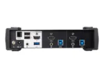 Aten 2-Port USB 3.0 4K HDMI KVMP Switch with Audio Mixer Mode   CS1822