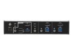 Aten 3-Port USB-C DisplayPort Hybrid KVMP Switch   CS1953