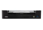 Aten 3-Port USB-C DisplayPort Hybrid KVMP™ Switch with power adapter   CS1953