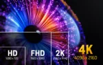Aten High Speed True 4K HDMI Cable with Ethernet, 2 m   2L-7D02H-1