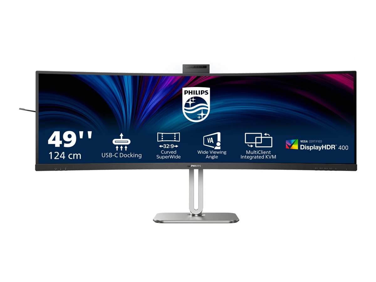 425134-49b2u5900ch-00-8712581802578-0.webp Philips 49B2U5900CH/00 48.8 ” VA 32:9 75 Hz 4 ms 5120 x 1440 pixels 450 cd/m² HDMI ports quantity 2