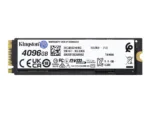 SSD Kingston KC3000 M.2 2280, matomas iš šono su jungtimis