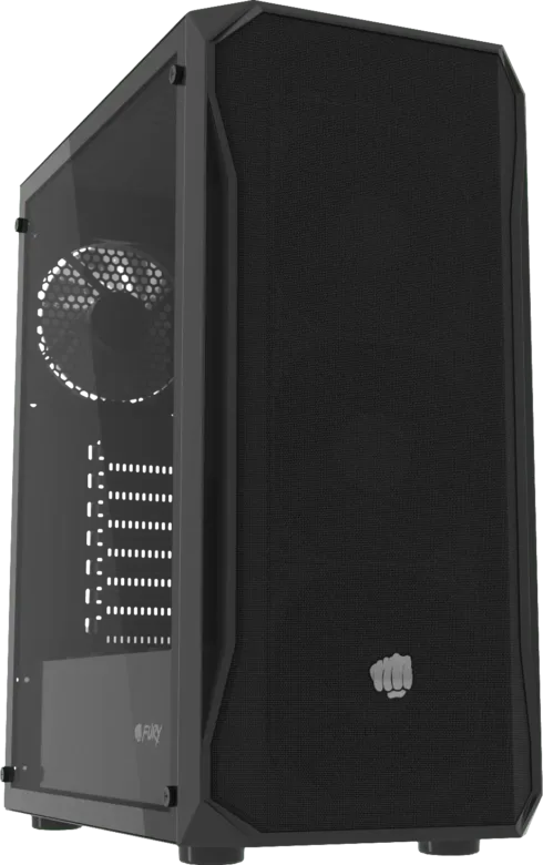 Fury PC Case   SHOBO SH4F   Black   Midi-Tower