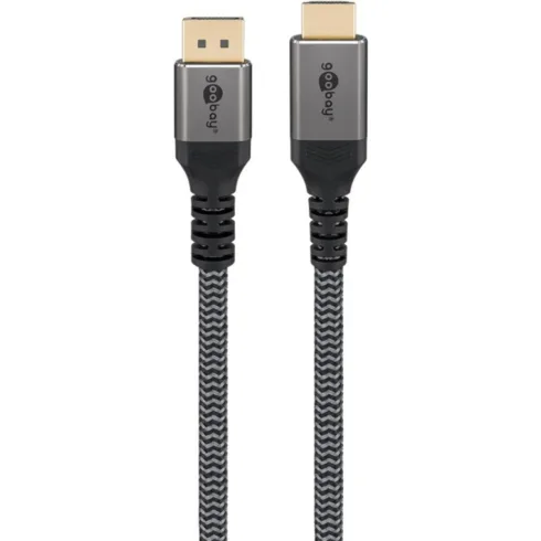 Goobay 65269 Adapter Cable   DisplayPort to HDMI   2 m