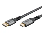 Goobay 65269 Adapter Cable   DisplayPort to HDMI   2 m