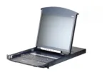 Aten KL1108VNA-AG 8-Port Cat 5 Dual Rail KVM over IP Switch with Virtual Media   19″ LCD