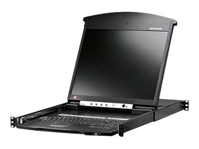 426280-kl1508aim-axa-ag-4719264642593-0.webp Aten 1-Local/Remote Share Access 8-Port Cat 5 Dual Rail 17″ LCD KVM over IP Switch with Daisy-Chain Port KL1508AIMA-AG
