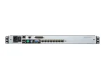 Aten 1-Local/Remote Share Access 8-Port Cat 5 Dual Rail 17″ LCD KVM over IP Switch with Daisy-Chain Port   KL1508AIMA-AG