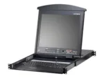 Aten   8-Port Cat 5 Dual Rail 19″ LCD KVM Switch with Daisy-Chain Port   KL1508AN-AXA-AG   1 x USB Type-A Female