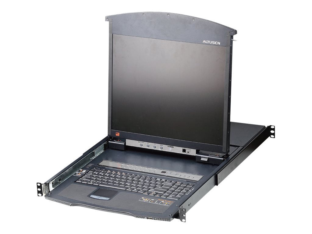 426285-kl1516an-axa-ag-4719264642562-0.webp Aten 16-Port Cat 5 Dual Rail 19″ LCD KVM Switch with Daisy-Chain Port KL1516AN-AXA-AG 1 x USB Type-A Female