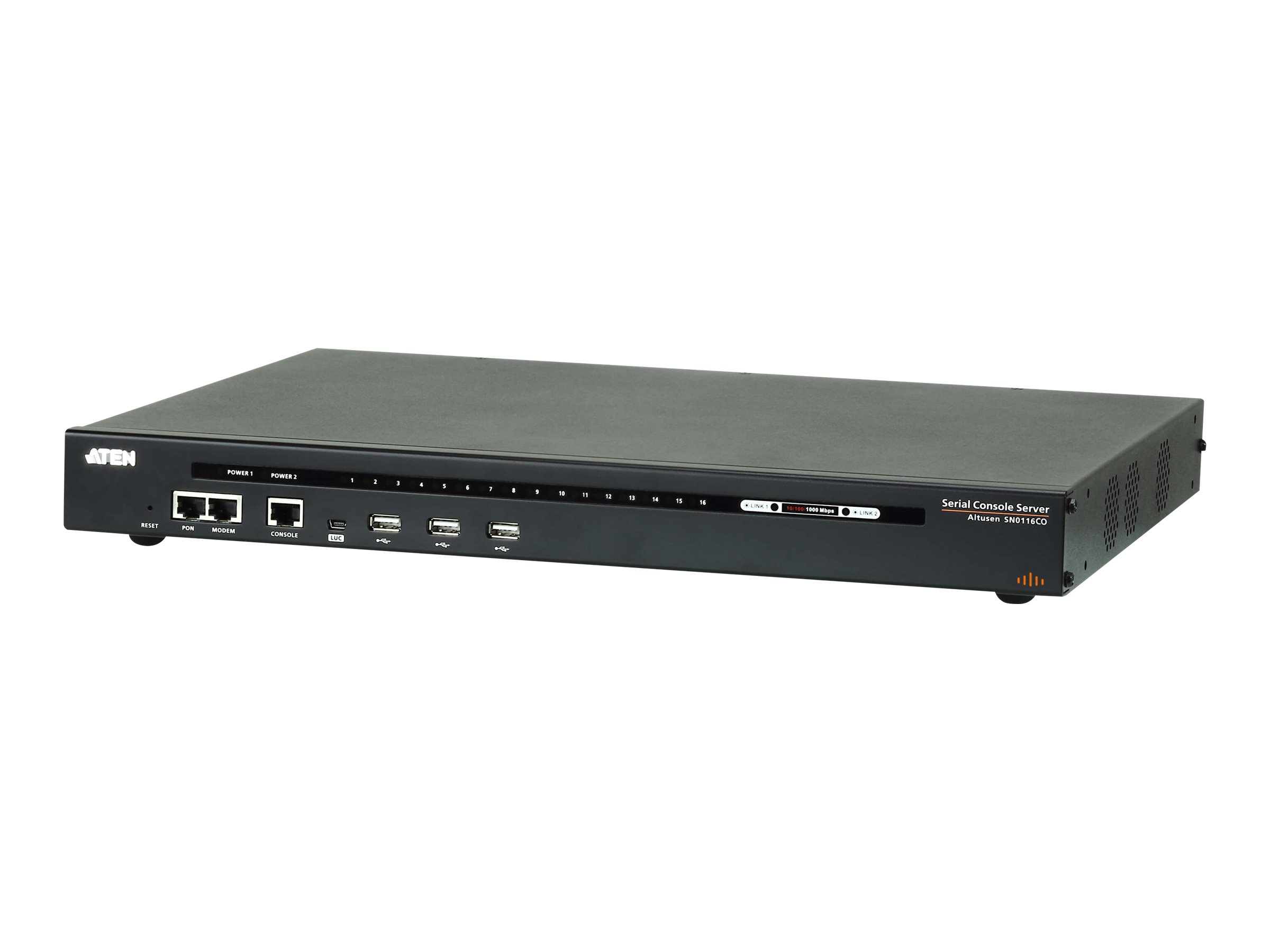 426325-sn0116co-axa-g-4719264647673-0.webp Aten 16-Port Serial Console Server with Dual Power/LAN SN0116COA-G