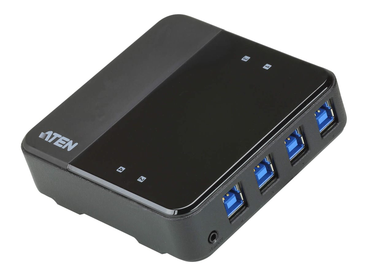 426346-us3344-at-4719264646744-0.webp Aten 4×4 USB 3.1 Gen1 Peripheral Sharing Switch US3344