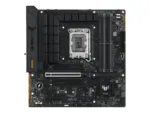 Asus   Processor family Intel B760   Processor socket 1 x LGA1700 Socket   4 DIMM slots – DDR5, non-ECC, on-die ECC, unbuffered   Supported hard disk drive interfaces SATA-600 (RAID), 3 x M.2   Number of SATA connectors 4