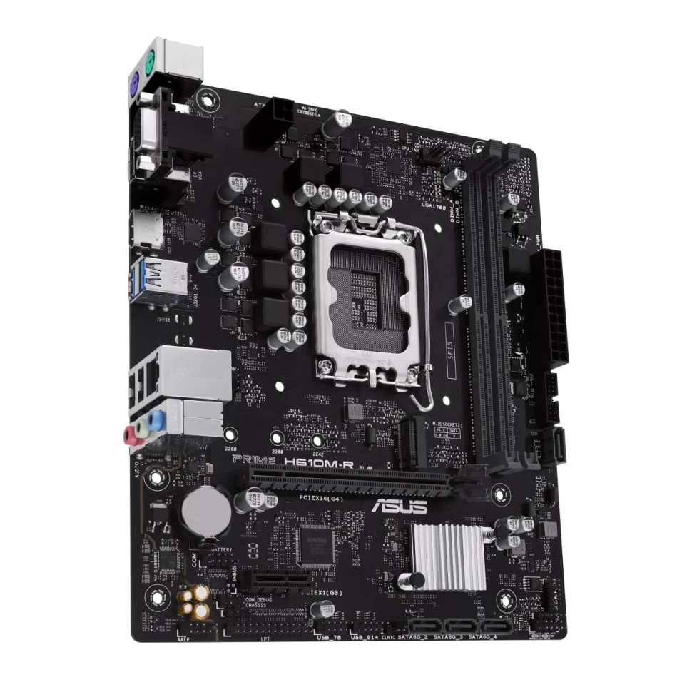 426737-90mb1gl0-m0ecy0-4711387321515-0.webp Asus PRIME H610M-R-SI Processor family Intel Processor socket LGA1700 DDR5 Number of SATA connectors 4