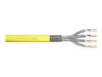 Digitus   Cat 7A class FA, S/FTP, Twisted Pair installation cable, simplex, 1500 MHz   DK-1744-A-VH-10-P