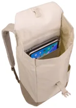 Thule   Lithos   Backpack 16L   Fits up to size 16 ”   Laptop backpack   Pelican Gray/Faded Khaki