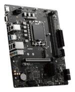 Mainboard MSI Intel H610 LGA1700 Micro-ATX Memory DDR5 Memory slots 2 1xPCI-Express 1x 1xPCI-Express 16x 1xM.2 1x15pin D-sub 1xHDMI 4xUSB 2.0 2xUSB 3.2 1xPS/2 1xRJ45 3xAudio port PROH610M-E