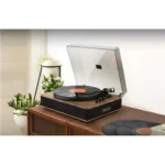 Muse Turntable Stereo System with Bluetooth Out   MT-107 BTO   2×5 W   Bluetooth   Black/Brown