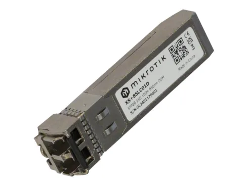 MikroTik SFP28 Module   XS+85LC01D   Dual LC UPC   10000/25000 Mbit/s   Maximum transfer distance 100 m