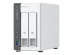 QNAP 2-bay 2.5 GbE NAS with Integrated NPU   TS-216G   ARM 4-core   Cortex-A55   Processor frequency 2.0 GHz   4 GB