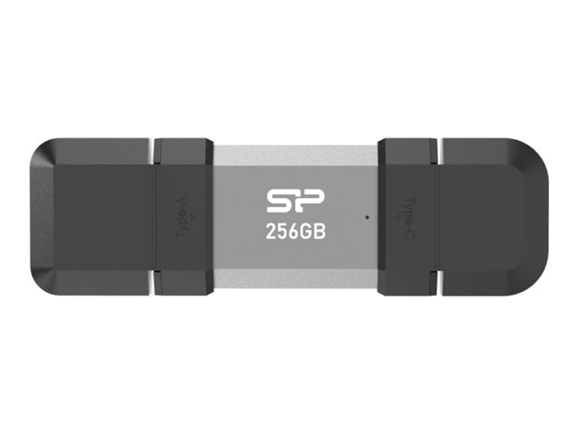 431654-sp256gbuc3c51v1s-4713436155584-0.webp Silicon Power Dual USB Drive Mobile C51 256 GB USB Type-A and USB Type-C Silver