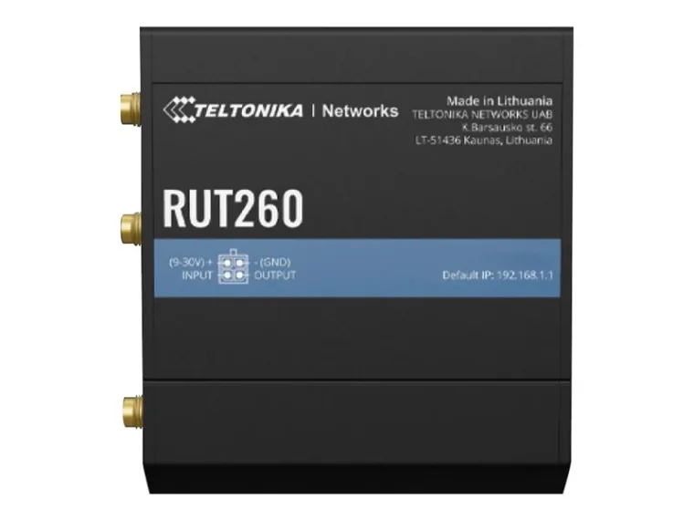 LTE Cat 6 Router RUT260 802.11n 10/100 Mbit/s Ethernet LAN (RJ-45 ...