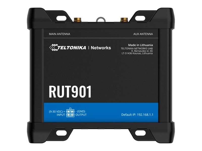 432205-rut901000000-4779051840823-0.webp LTE CAT 4 Router RUT901 802.11n 10/100 Mbit/s Ethernet LAN (RJ-45) ports 4 Mesh Support No MU-MiMO No 4G