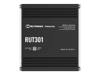 432210-rut301000000-4779051840786-0.webp Ethernet Router RUT301 No Wi-Fi 10/100 Mbit/s Ethernet LAN (RJ-45) ports 5 Mesh Support No MU-MiMO No No mobile broadband
