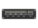 Ethernet Router   RUT301   No Wi-Fi   10/100 Mbit/s   Ethernet LAN (RJ-45) ports 5   Mesh Support No   MU-MiMO No   No mobile broadband