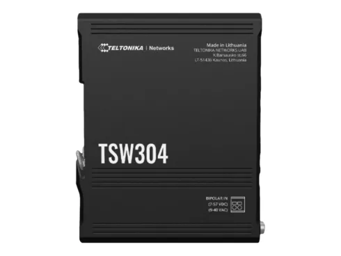 Teltonika DIN Rail Switch   TSW304   Unmanaged   Wall-mountable