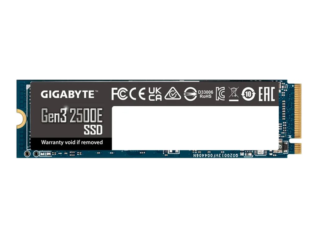 432250-g325e500g-4719331844370-0.webp Gigabyte SSD G325E500G 500 GB Solid-state drive interface PCIe 3.0×4, NVMe1.3 Read speed 2300 MB/s Write speed 1500 MB/s
