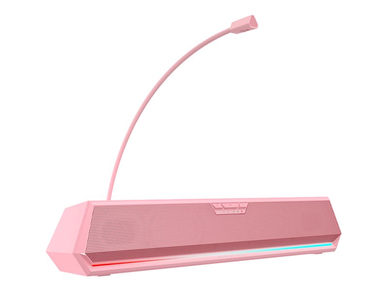 433168-g1500-bar-pink-6923520269884-0.webp Edifier 7.1 Surround Gaming Speaker G1500 BAR 2.5 W + 2.5 W Bluetooth Pink Wireless connection