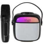 Adler Karaoke Speaker With Microphone   AD 1199B   Bluetooth   Black   Portable   Wireless connection