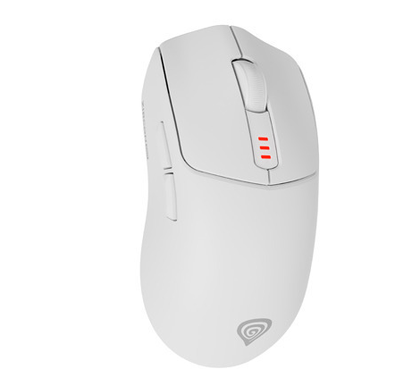 Genesis Zircon 500   Gaming Mouse   Wireless/Wired   2.4 GHz, Bluetooth, USB   White