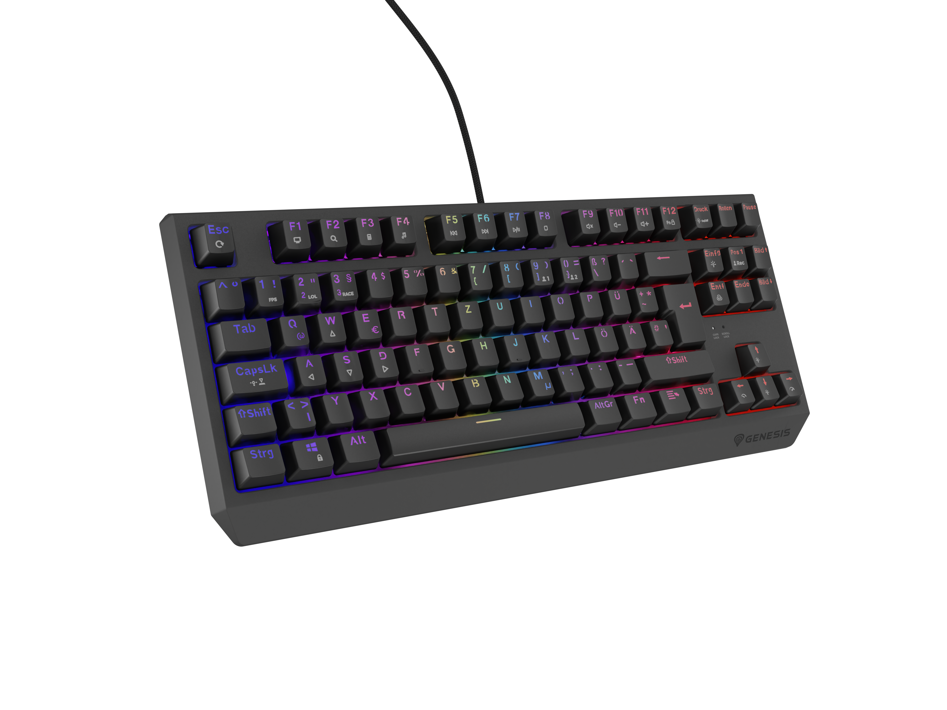 434590-nkg-2079-5901969443295-0.webp Genesis THOR 230 Mechanical Gaming Keyboard Wired US Black USB-A Outemu Brown