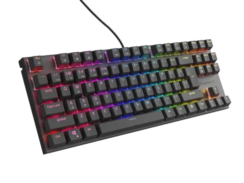 Genesis   THOR 303   Mechanical Gaming Keyboard   Wired   US   Black   USB-A   Outemu Peach Silent