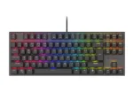 Genesis   THOR 303   Mechanical Gaming Keyboard   Wired   US   Black   USB-A   Outemu Peach Silent