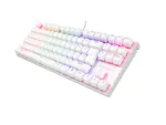 Genesis   THOR 303   Mechanical Gaming Keyboard   Wired   US   White   USB-A   Outemu Peach Silent