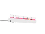 Genesis   THOR 303   Mechanical Gaming Keyboard   Wired   US   White   USB-A   Outemu Peach Silent