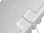 Genesis   THOR 303   Mechanical Gaming Keyboard   Wired   US   White   USB-A   Outemu Peach Silent