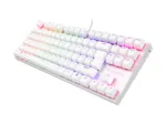 Genesis   THOR 303   Mechanical Gaming Keyboard   Wired   US   White   USB-A   Outemu Peach Silent