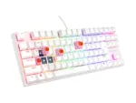 Genesis   THOR 303   Mechanical Gaming Keyboard   Wired   US   White   USB-A   Outemu Peach Silent