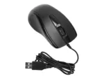 Targus Full-Size Optical Antimicrobial Wired Mouse   Targus Mouse   Full-Size Optical Antimicrobial   Wired   Black