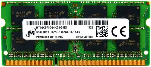Micron 8GB DDR3L 1600MHz SODIMM MT16KTF1G64HZ-1G6N1