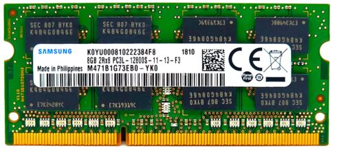 Samsung 8GB DDR3L 1600MHz SODIMM M471B1G73DB0-YK0