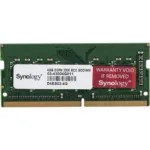 Synology D4ES02-4G atminties modulis, šoninis vaizdas su etiketėmis